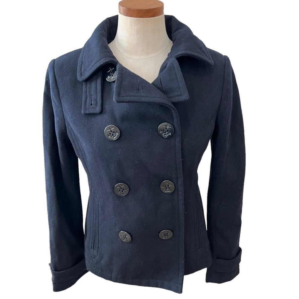 Banana Republic Navy Pea Coat